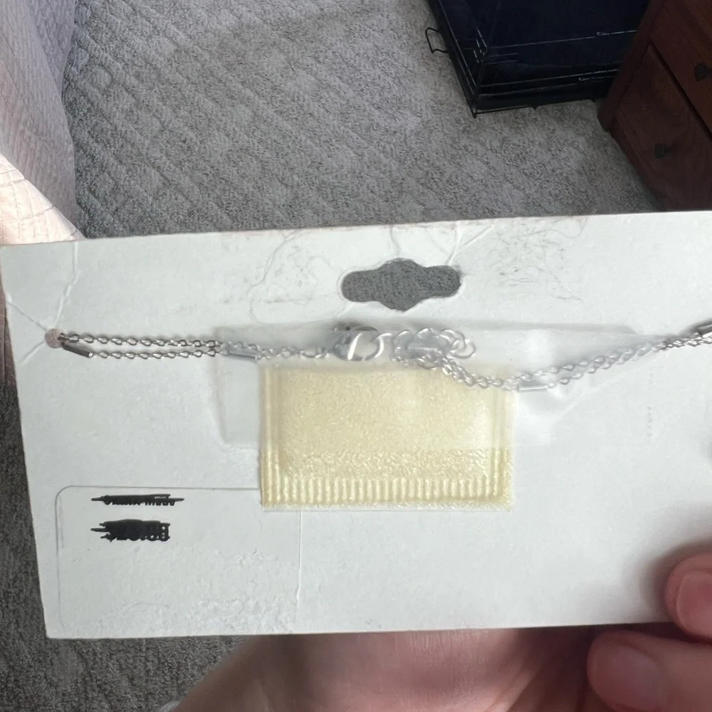 Silver beach anklet - Picture 3 of 3